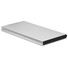 Power bank solare 8000 mAh in alluminio colore argento opaco