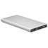Power bank solare 8000 mAh in alluminio colore argento opaco