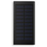 Power bank solare 8000 mAh in alluminio colore nero MO9051-03