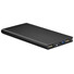 Power bank solare 8000 mAh in alluminio colore nero