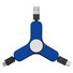 Spinner con connettori per smartphone colore blu royal MO9313-37