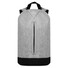Zaino antifurto in poliestere colore grigio