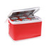 Borsa frigo 6 lattine con interno in alluminio colore rosso