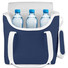 Borsa frigo in poliestere e bordi in contrasto colore blu