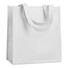 Borsa in TNT con manici corti colore bianco