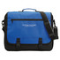 Borsa portadocumenti con patta chiusura a clip colore blu royal