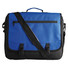 Borsa portadocumenti con patta chiusura a clip colore blu royal