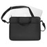 Porta laptop con manico e tracolla regolabili colore nero