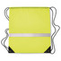 Sacca con striscia riflettente colore giallo neon