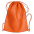 Sacca leggera in TNT con chiusura coulisse colore arancio