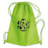 Sacca leggera in TNT con chiusura coulisse colore lime