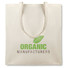 Shopper in cotone organico da 150gr colore beige