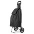 Trolley spesa con zip e porta ombrello colore nero