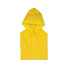Impermeabile cappuccio e chiusura con bottoni a pressione colore giallo KC5101-08