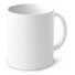 Tazza in ceramica  da 30cl in confezione di cartone colore bianco KC7062-06