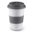 Tazza take away con coperchio e anello protettivo in silicone colore grigio MO7683-07