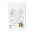 Animali magnetici da colorare con pennarelli colore bianco MO9229-06
