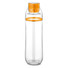 Bottiglia da 700ml con tappo salvagoccia colore arancio MO8656-10