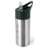 Bottiglia termica 50 cl con cannuccia richiudibile colore argento opaco MO7841-16