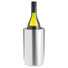 Cilindro porta bottiglie con doppio strato in acciaio inox colore argento opaco