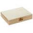 Mini set pittura in confezione di legno colore legno