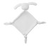 Peluche doudou per neonati colore bianco