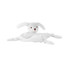 Peluche doudou per neonati colore bianco