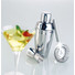 Set cocktail con shaker misurino e filtro in acciaio colore argento lucido