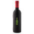 Set vino in confezione a forma di bottiglia colore nero