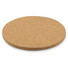 Sottobicchiere tondo in sughero colore legno
