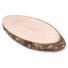 Tagliere rustico ovale in legno e corteccia colore legno MO8862-40