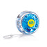 Yo-yo con luce in plastica con 2 pile colore blu