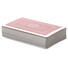 Carte da gioco in box in PP con 54 carte colore rosso MO8614-05