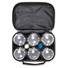 Gioco delle bocce in astuccio in poliestere colore nero