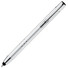 Penna a sfera in alluminio con punta touch colore argento opaco MO8210-16
