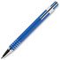 Set penna blu a sfera e matita in alluminio con astuccio colore blu
