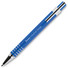Set penna blu a sfera e matita in alluminio con astuccio colore blu