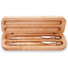 Set penna e matita in astuccio di legno colore legno