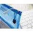 Astuccio ampio in PVC personalizzabile colore blu