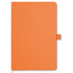 Notebook A5 con 96 pagine e copertina in carta colore arancio MO9049-10