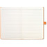 Notebook A5 con 96 pagine e copertina in carta colore arancio