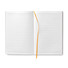 Notebook a righe A5 con copertina in carta colore arancio