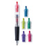 Penna a sfera con 6 evidenziatori interscambiabili colore multicolor