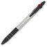 Penna in ABS con 3 inchiostri di colori diversi colore argento MO8812-14
