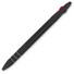 Penna in ABS con 3 inchiostri di colori diversi colore nero MO8812-03
