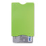 Porta carte di credito RFID colore lime