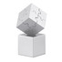 Puzzle magnetico 3D 8 pezzi in metallo colore argento opaco AR1810-16