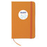 Quaderno 96 fogli neutri con cover soft in PU colore arancio