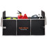 Organizer pieghevole per auto con tasche laterali in rete colore nero