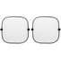 Set di 2 tendine parasole per auto con 2 ventose colore nero MO8675-03
